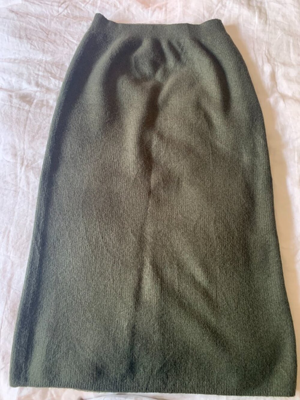 Lovely Moss Green Uniqlo Skirt